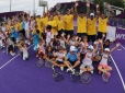 Estrelas do Brasil Tennis Cup se divertem no Kid's Day