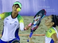 Time Brasil BRB encara a chuva e vence o México por 3 a 0 na estreia da Copa do Mundo de Beach Tennis