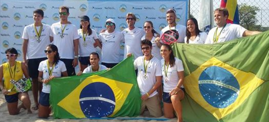 Brasil conquista o tri no Pan-Americano de Beach Tennis