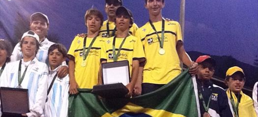 Brasil é campeão sul-americano de 12 anos masculino