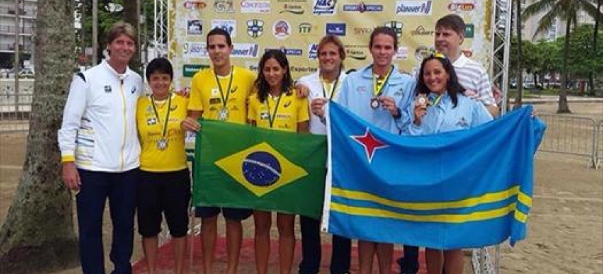 Brasileiros dominam Pan-Americano de Beach Tennis