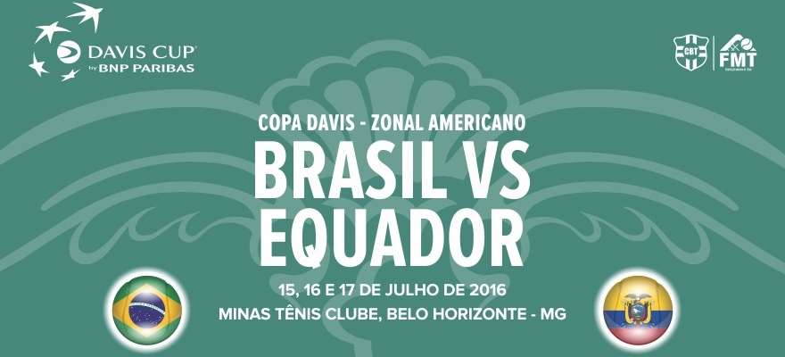Credenciamento para a Copa Davis Brasil x Equador em Belo Horizonte