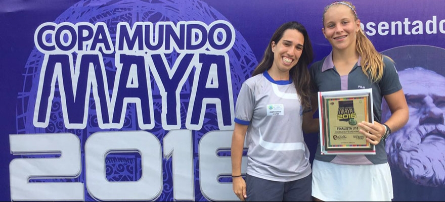 Diego Padilha e Marina Figueiredo fazem finais de duplas na Guatemala