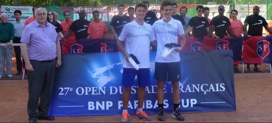 Natan Rodrigues é vice-campeão de duplas na BNP Paribas Cup