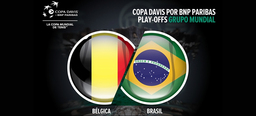 Brasil enfrenta a Bélgica fora de casa nos Playoffs da Copa Davis