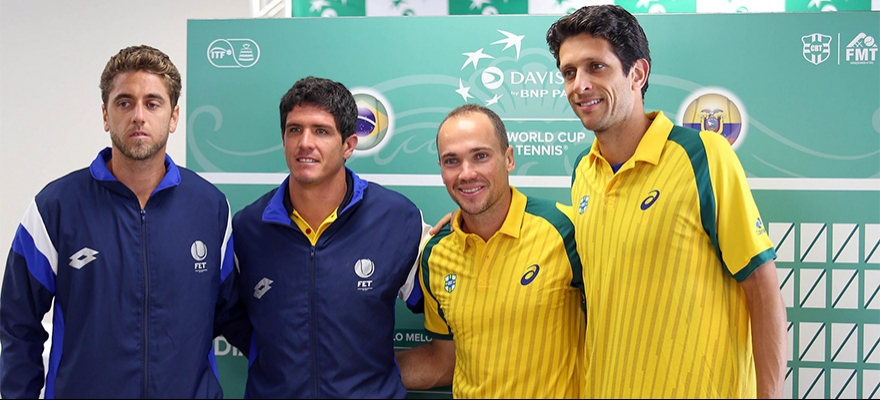 Brasil volta a enfrentar o Equador na Copa Davis em abril