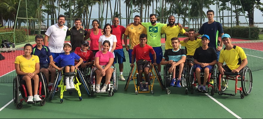 CBT realizou 2ª Semana de Treinos de Tênis em Cadeira de Rodas