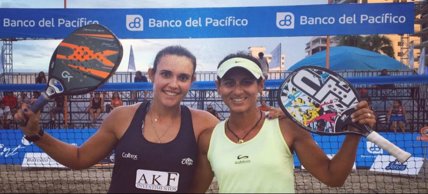 Joana Cortez e Rafaella Miller são vice-campeãs em Salinas, no Equador