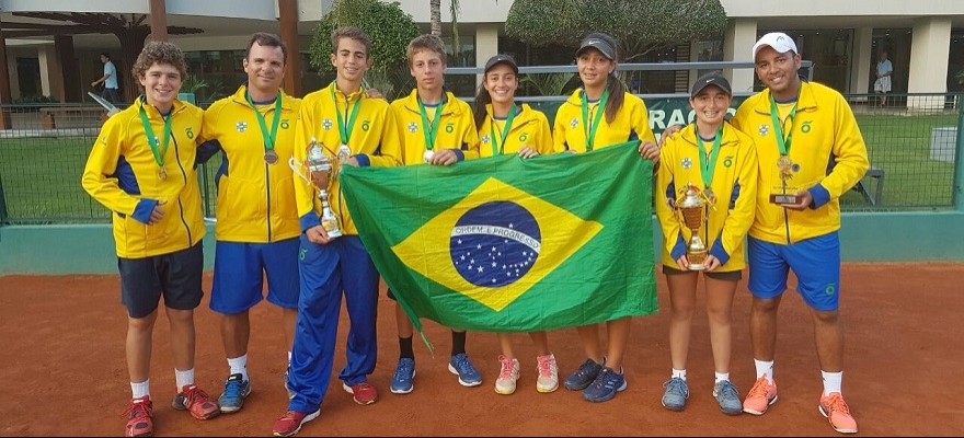 Brasil é vice-campeão no masculino do Sul-Americano 14 anos
