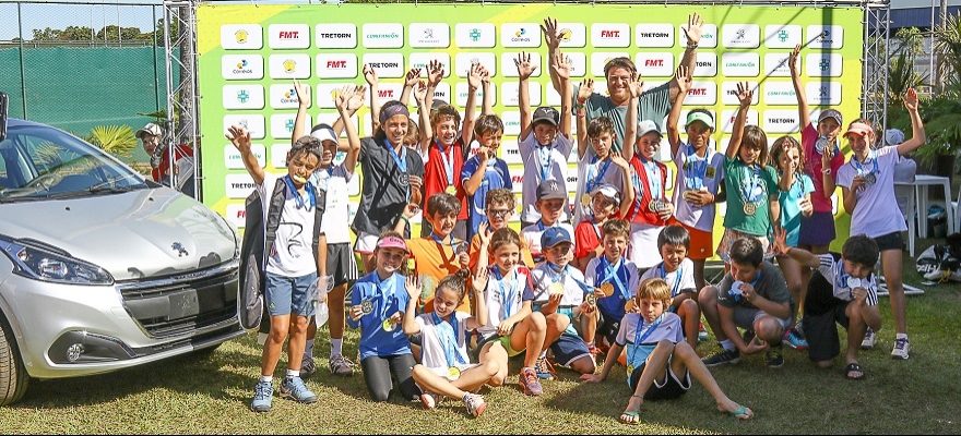 Definidos os campeões do Tennis Kids no Brasileirão em Uberlândia