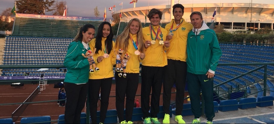 Thiago Wild ganha a medalha de ouro nos Jogos Sul-Americanos da Juventude