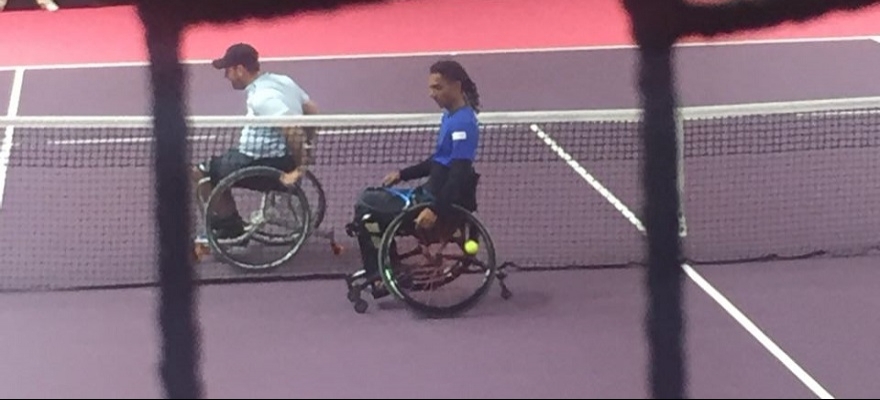 Ymanitu Silva faz estreia no NEC Wheelchair Tennis Masters