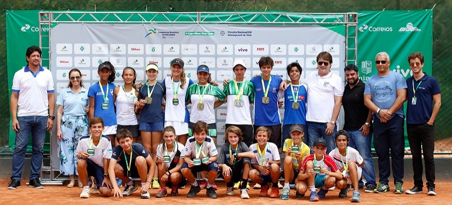 Definidos campeões dos 12 e 14 anos da 1ª Copa Minas Tênis Clube, em BH