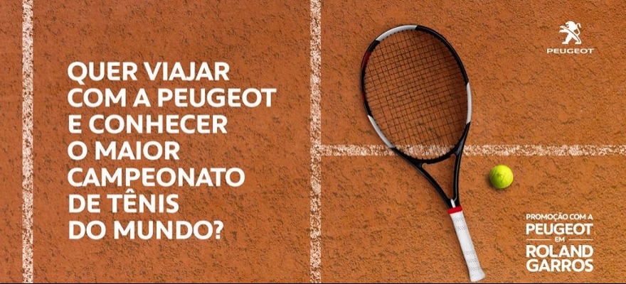 Promoção Peugeot em Roland Garros