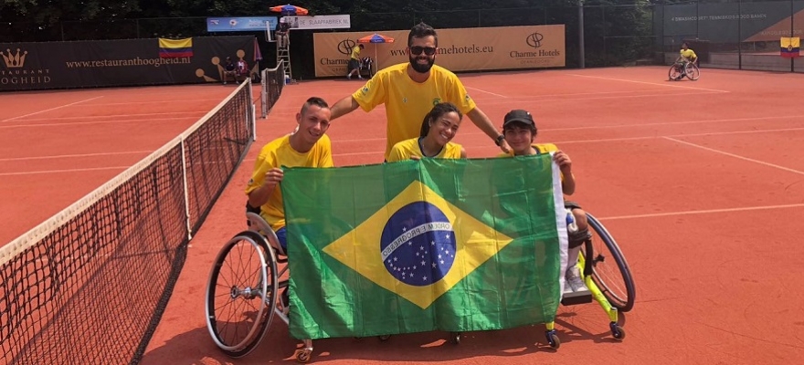 Brasil estreia em busca de medalha inédita no tênis em cadeira de