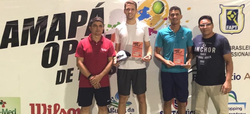 Paulo Saraiva é campeão do Amapá Open de Tênis, em Macapá