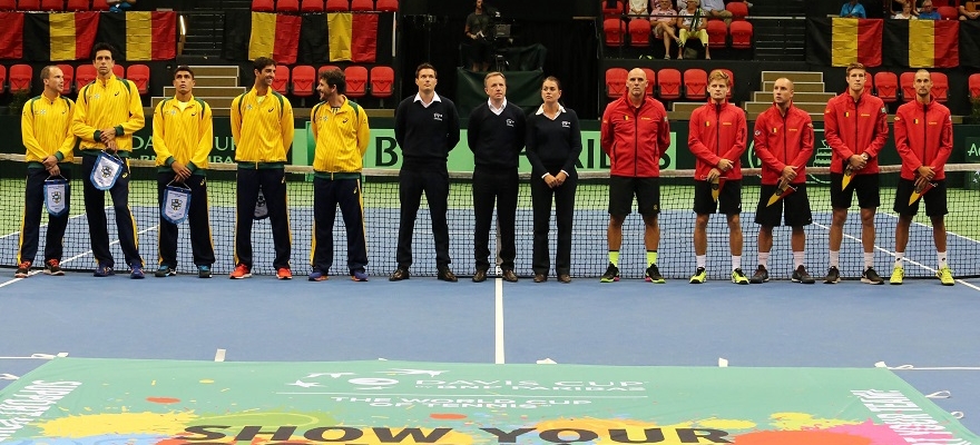 Definida equipe da Bélgica para enfrentar o Brasil pelo playoff da Davis