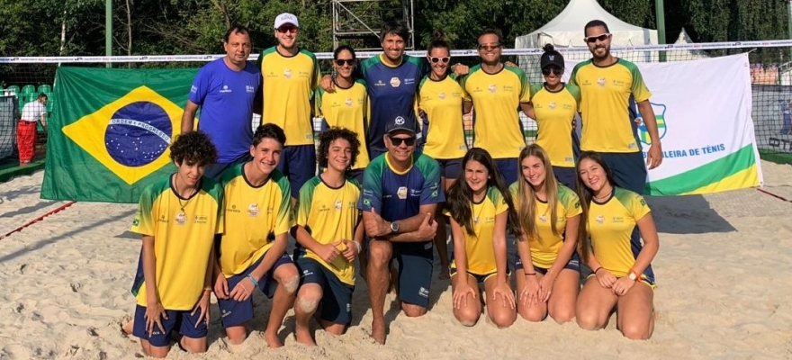 Brasil defende na Rússia o título Mundial por Equipes no Beach Tennis