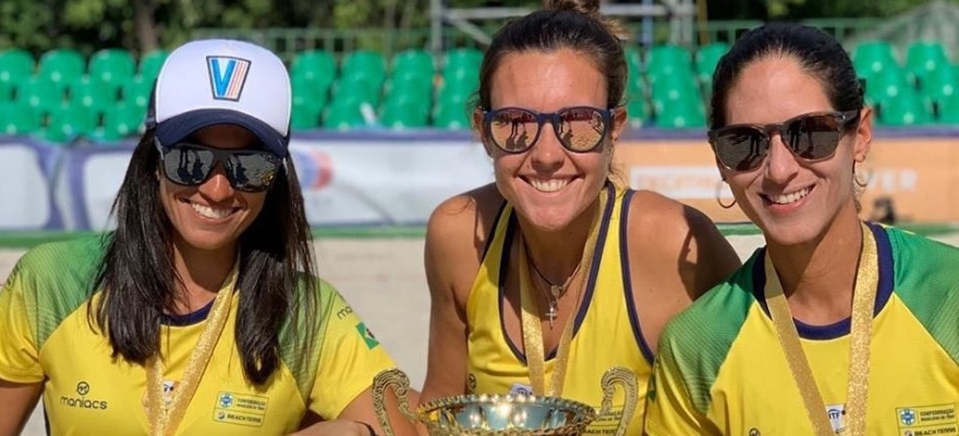 Brasil tem três atletas no Top 10 do Beach Tennis mundial