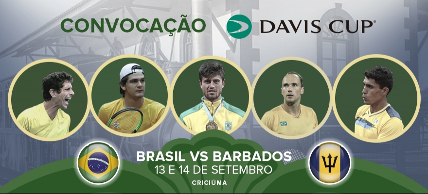 Jaime Oncins convoca Time Brasil para confronto contra Barbados na Davis
