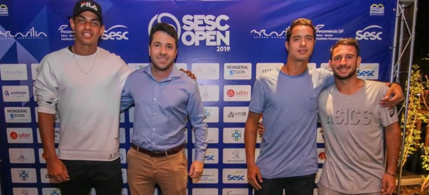 Chave principal do Sesc Open começa nesta quinta-feira em Brasília