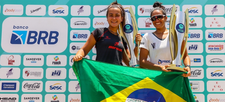 Com virada épica, brasileiras são campeãs de Grand Slam de Beach Tennis em Brasília