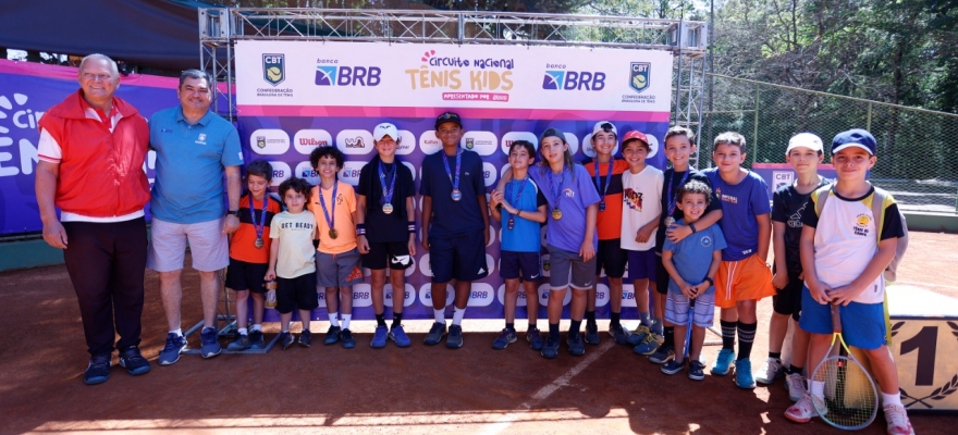 Definidos os campeões da 2ª etapa do Circuito Nacional Tênis Kids – Apresentado por BRB