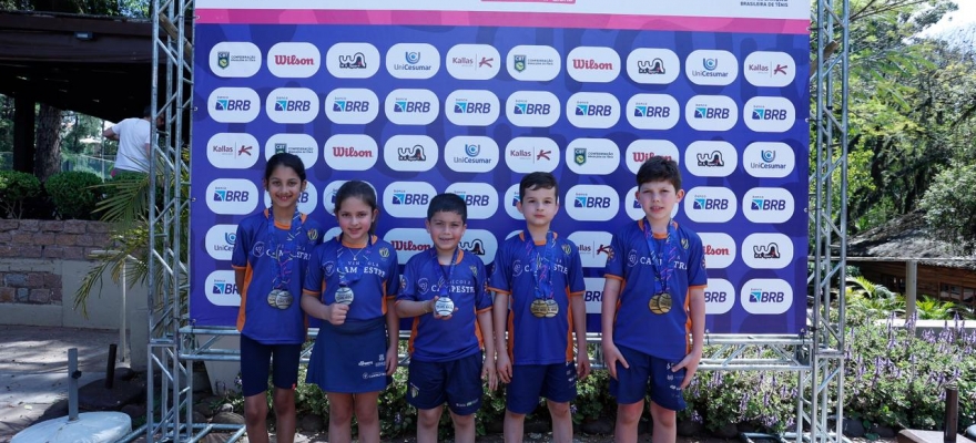 Definidos os campeões da 4ª etapa do Circuito Tênis Kids – Apresentado por BRB