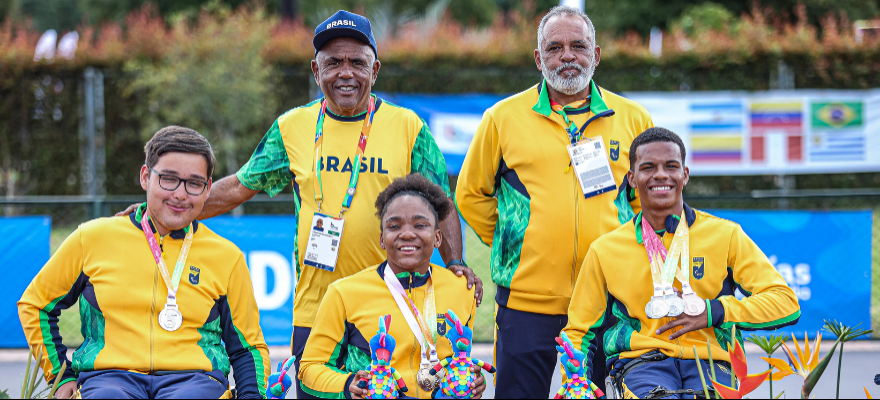 Tênis em Cadeira de Rodas do Brasil conquista quatro medalhas nos Jogos Parapan-Americanos de Jovens na Colômbia