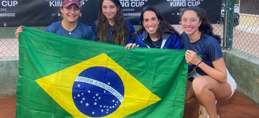 Time Brasil BRB vence Argentina e garante vaga nas quartas da Billie Jean King Cup Junior