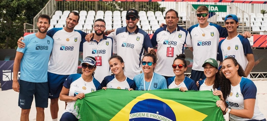 Time Brasil BRB domina a Copa do Mundo de Beach Tennis e conquista título profissional e juvenil